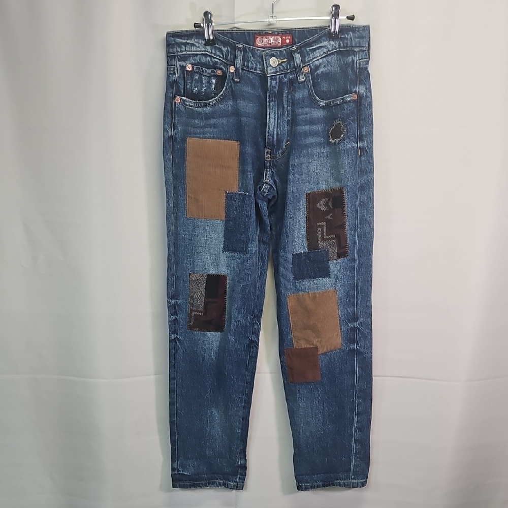Lucky Legend Blue Patchwork Jeans - image 1